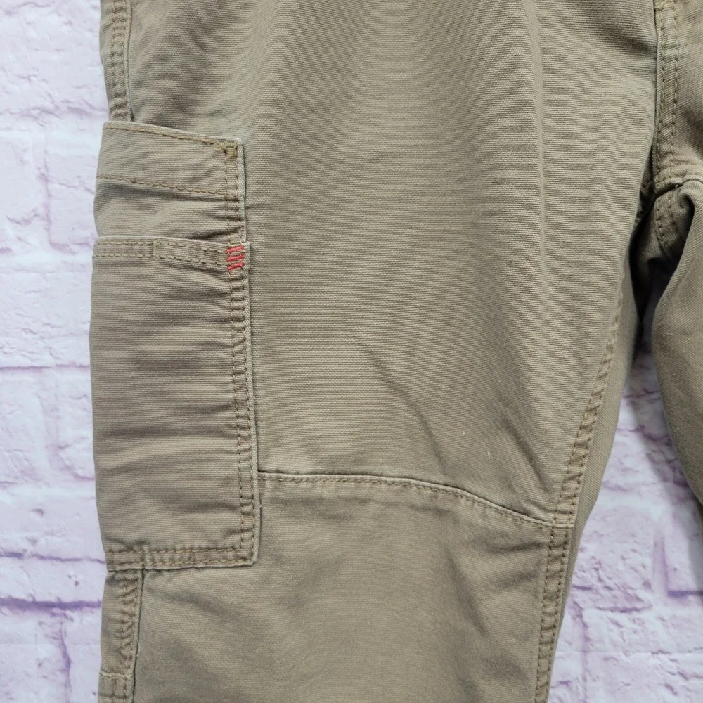 Ariat FR M5 Straight Leg Cargo Pants Mens 1X Khaki Cordura Workwear Gorpcore